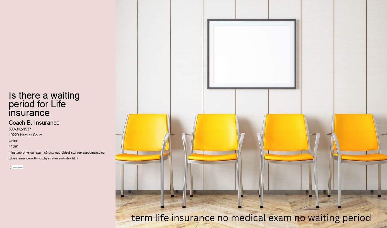 Term Life insurance waiting period