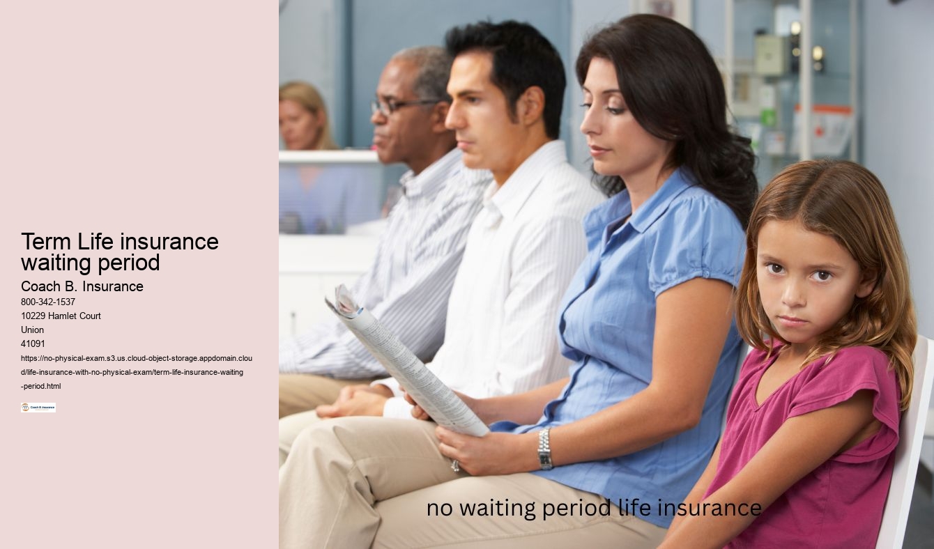 Term Life insurance waiting period